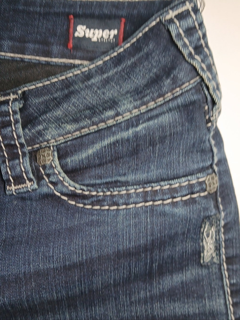 Silver Women's  Jeans Suki Size 28 x 31 Mid Rise Super Skinny Stretch - Picture 7 of 12